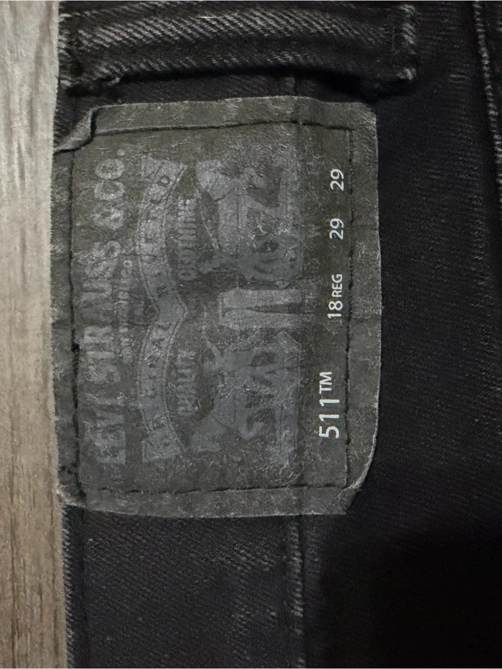 Levi's Black 511 Slim Jeans